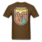 Grand Canyon - Badge - Unisex Classic T-Shirt - brown