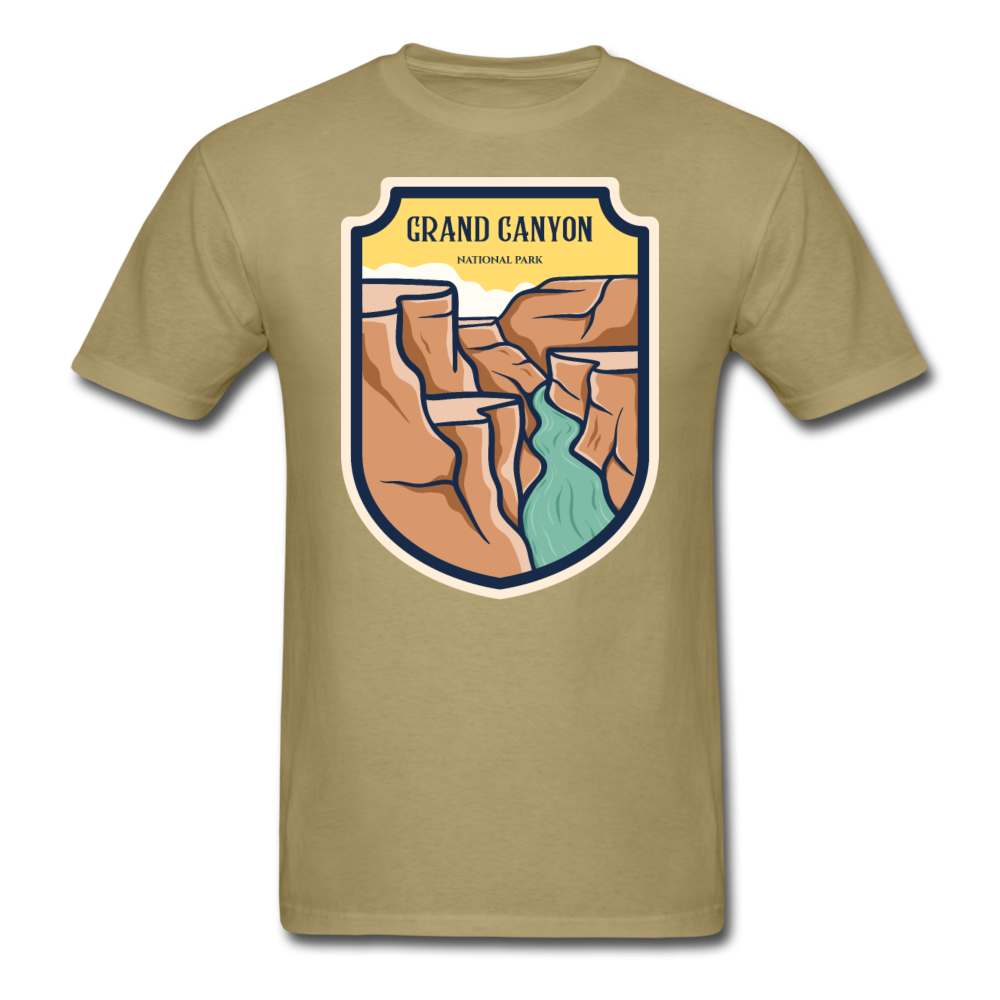 Grand Canyon - Badge - Unisex Classic T-Shirt - khaki