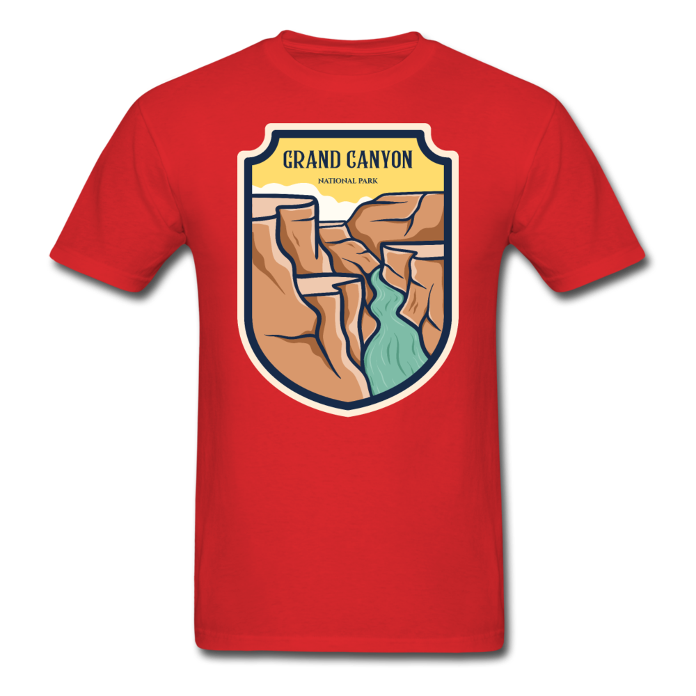 Grand Canyon - Badge - Unisex Classic T-Shirt - red