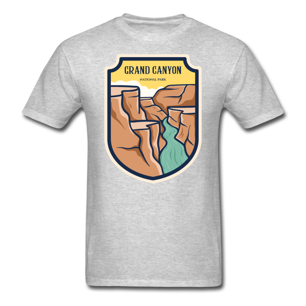 Grand Canyon - Badge - Unisex Classic T-Shirt - heather gray