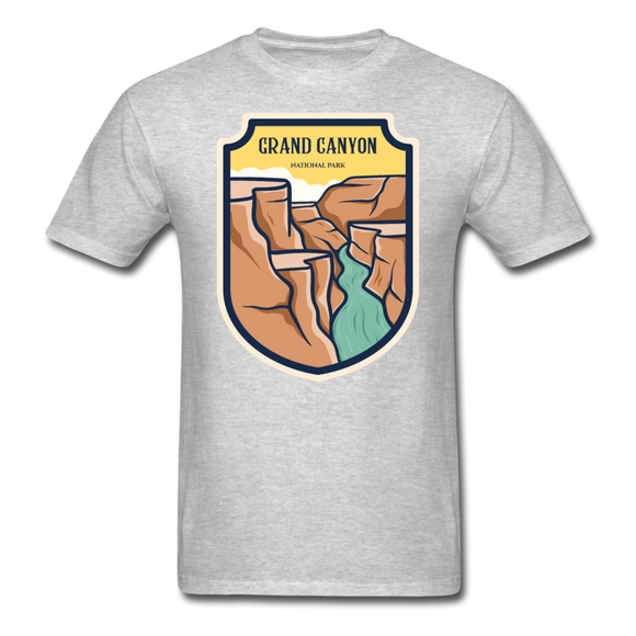 Grand Canyon - Badge - Unisex Classic T-Shirt - heather gray