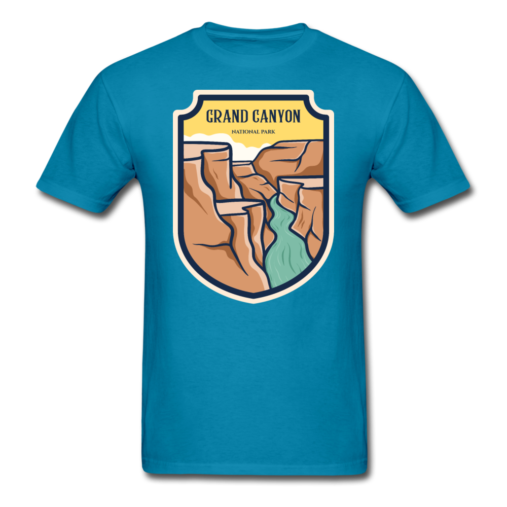 Grand Canyon - Badge - Unisex Classic T-Shirt - turquoise