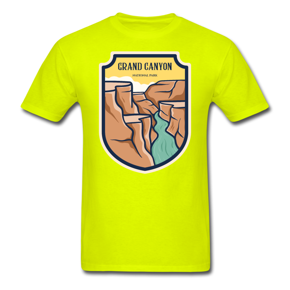 Grand Canyon - Badge - Unisex Classic T-Shirt - safety green