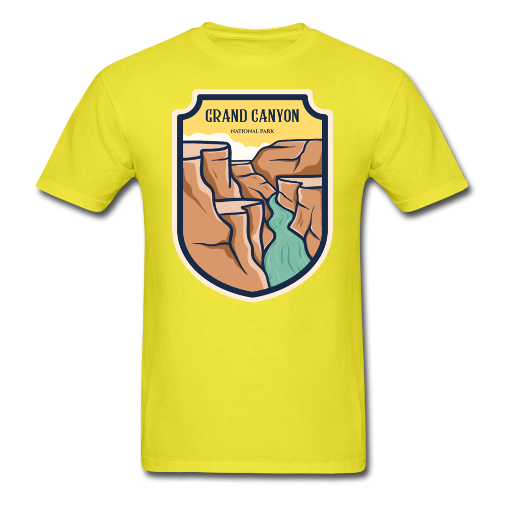 Grand Canyon - Badge - Unisex Classic T-Shirt - yellow