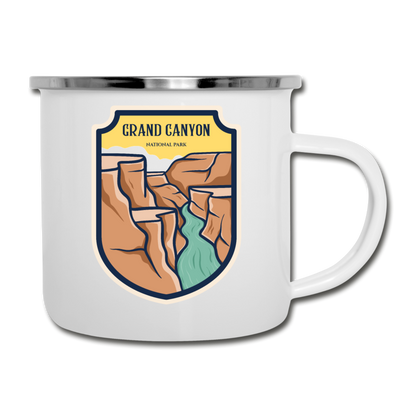 Grand Canyon - Badge - Camper Mug - white