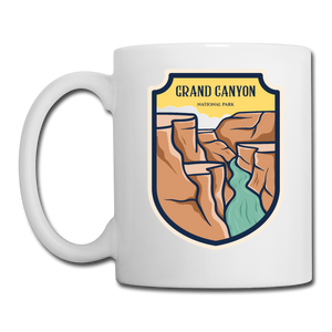 Grand Canyon - Badge - Coffee/Tea Mug - white