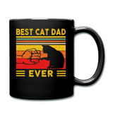 Best Cat Dad Ever - Fist Bump - Full Color Mug - black