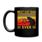 Best Cat Dad Ever - Fist Bump - Full Color Mug - black