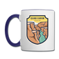 Grand Canyon - Badge - Contrast Coffee Mug - white/cobalt blue