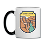 Grand Canyon - Badge - Contrast Coffee Mug - white/black