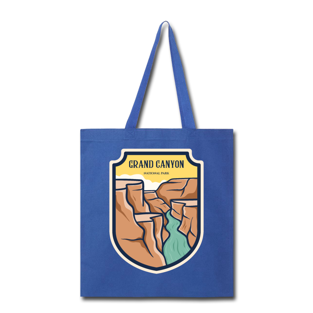 Grand Canyon - Badge - Tote Bag - royal blue