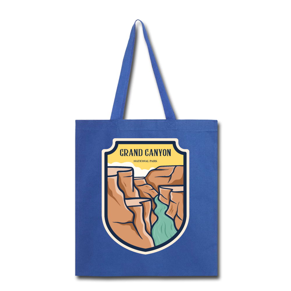 Grand Canyon - Badge - Tote Bag - royal blue