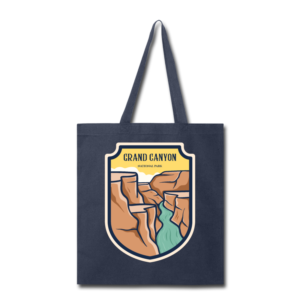 Grand Canyon - Badge - Tote Bag - navy