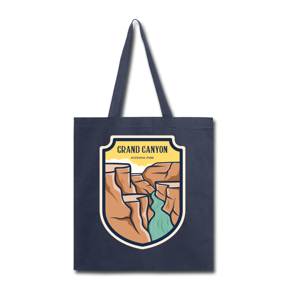 Grand Canyon - Badge - Tote Bag - navy