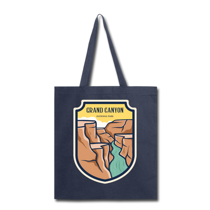 Grand Canyon - Badge - Tote Bag - navy