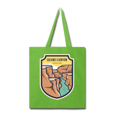 Grand Canyon - Badge - Tote Bag - lime green