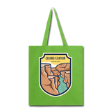 Grand Canyon - Badge - Tote Bag - lime green