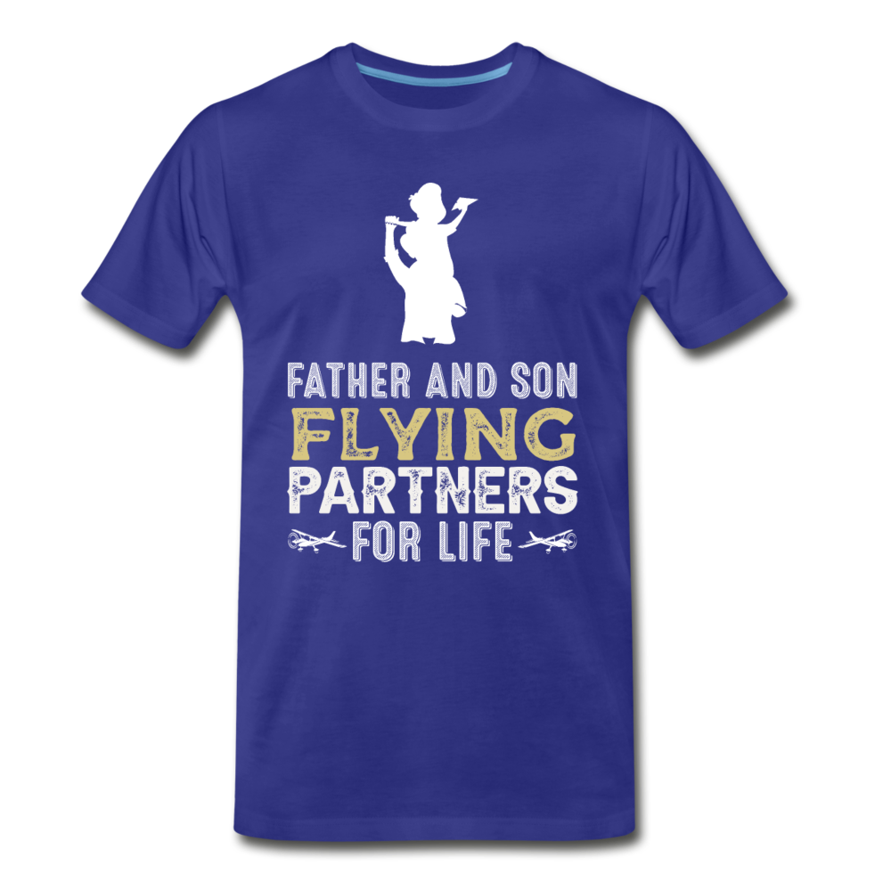 Flying Partners - Father And Son - Men's Premium T-Shirt - royal blue