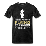 Flying Partners - Father And Son - Men's Premium T-Shirt - charcoal gray