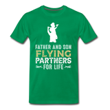 Flying Partners - Father And Son - Men's Premium T-Shirt - kelly green