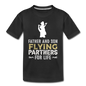 Flying Partners - Father And Son - Kids' Premium T-Shirt - black