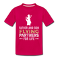 Flying Partners - Father And Son - Kids' Premium T-Shirt - dark pink