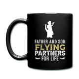 Flying Partners - Father And Son - Full Color Mug - black