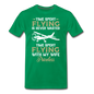 Time Spent Flying - Wife - Men's Premium T-Shirt - kelly green