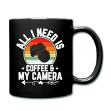 Coffee And Camera - Full Color Mug - black