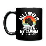 Coffee And Camera - Full Color Mug - black