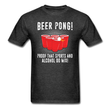 Beer Pong - Unisex Classic T-Shirt - heather black