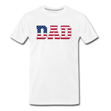American Dad - Flag - Men's Premium T-Shirt - white