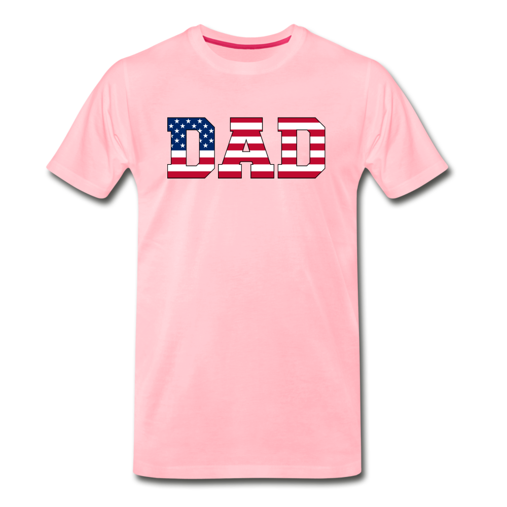 American Dad - Flag - Men's Premium T-Shirt - pink