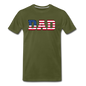 American Dad - Flag - Men's Premium T-Shirt - olive green