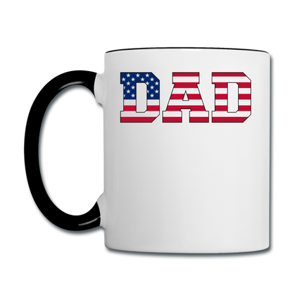 American Dad - Flag - Contrast Coffee Mug - white/black