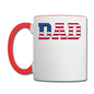 American Dad - Flag - Contrast Coffee Mug - white/red