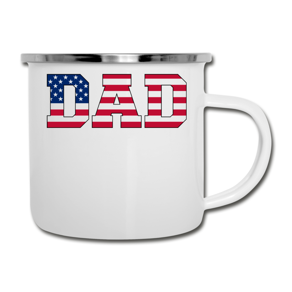 American Dad - Flag - Camper Mug - white