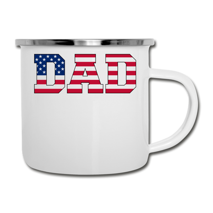 American Dad - Flag - Camper Mug - white