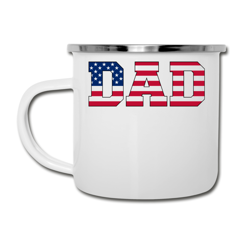 American Dad - Flag - Camper Mug - white