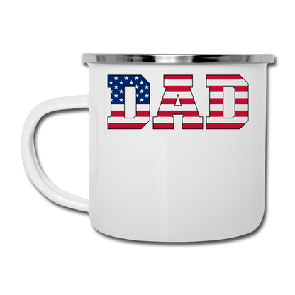 American Dad - Flag - Camper Mug - white