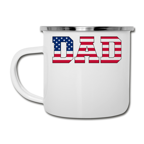 American Dad - Flag - Camper Mug - white