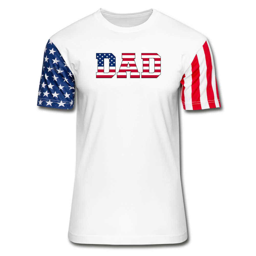 American Dad - Flag - Stars & Stripes T-Shirt - white