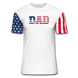 American Dad - Flag - Stars & Stripes T-Shirt - white