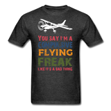 Flying Freak - Unisex Classic T-Shirt - heather black