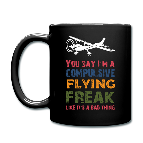 Flying Freak - Full Color Mug - black