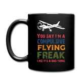 Flying Freak - Full Color Mug - black
