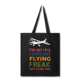 Flying Freak - Tote Bag - black