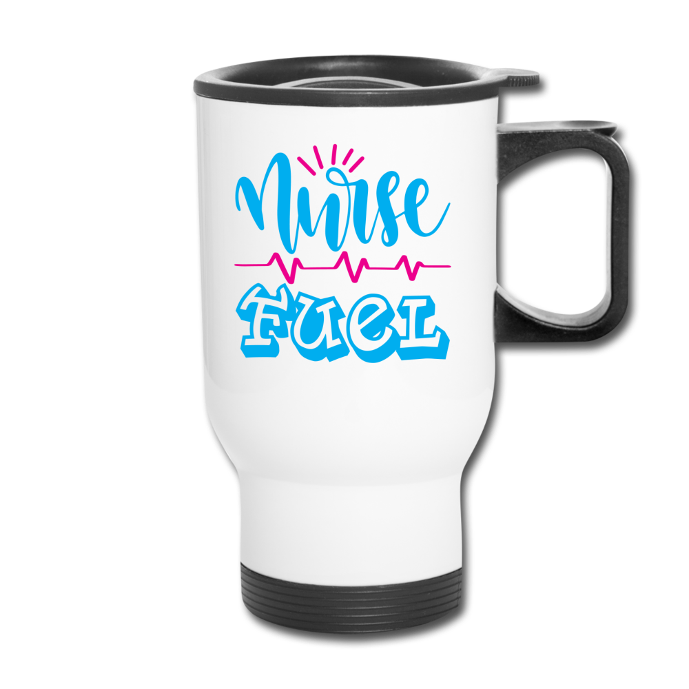 Nurse Fuel - Travel Mug - white