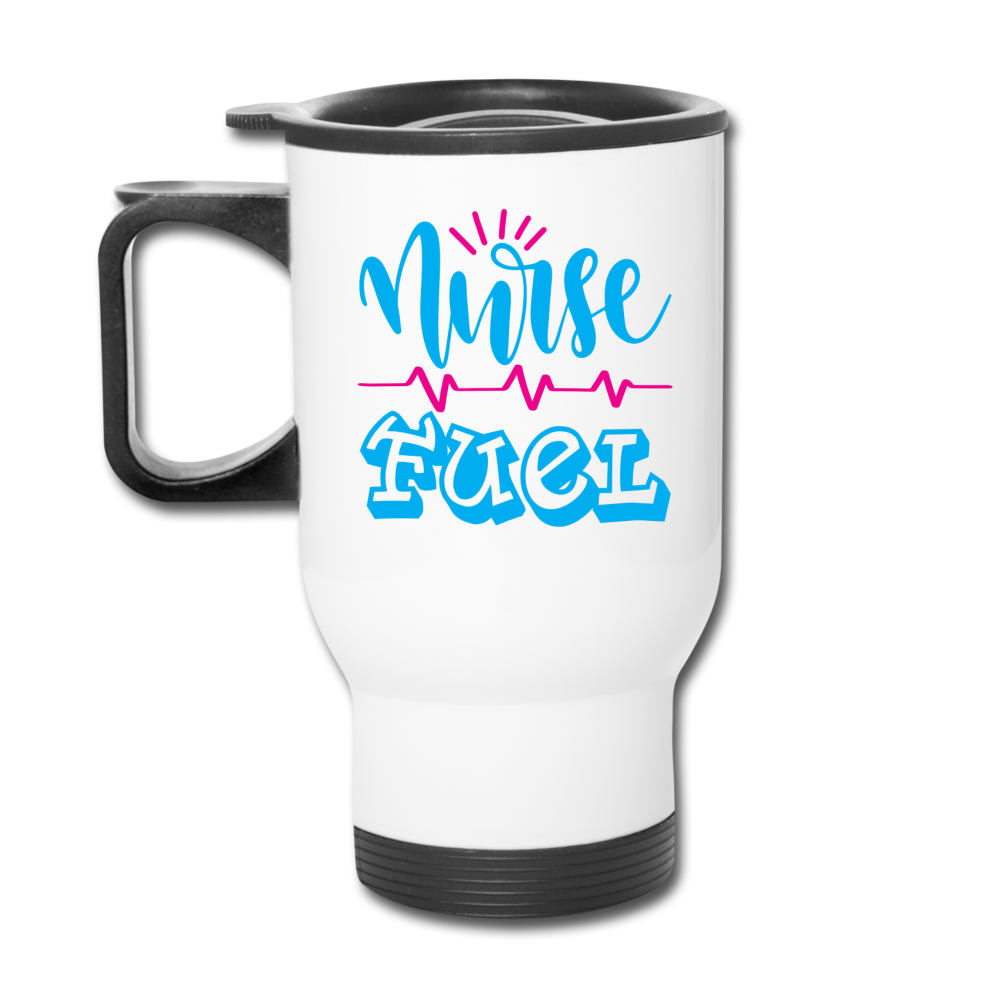 Nurse Fuel - Travel Mug - white