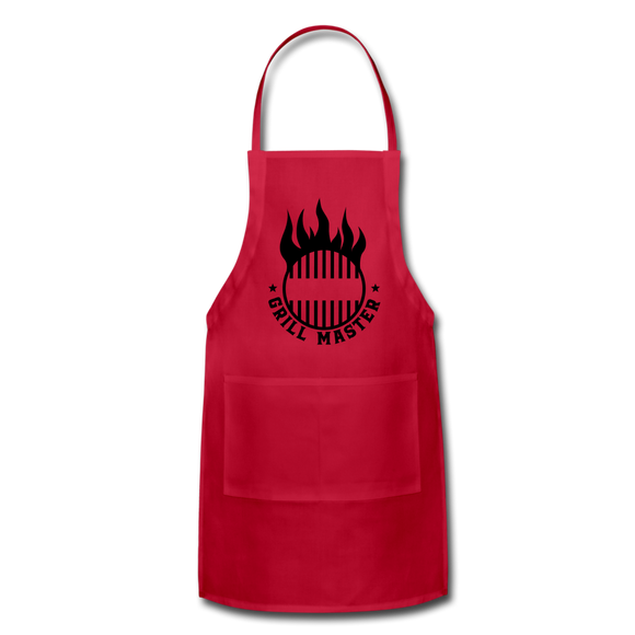 Grill Master - Adjustable Apron - red